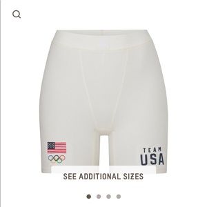 Skims Team USA Olympics shorts